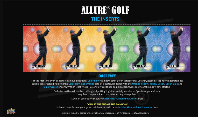 2026 Upper Deck Allure Golf Hobby Box