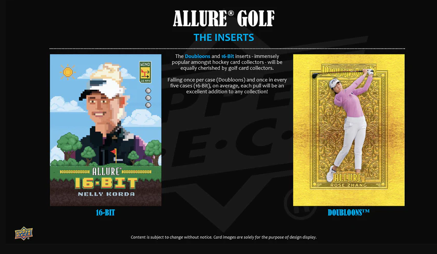 2026 Upper Deck Allure Golf Hobby Box