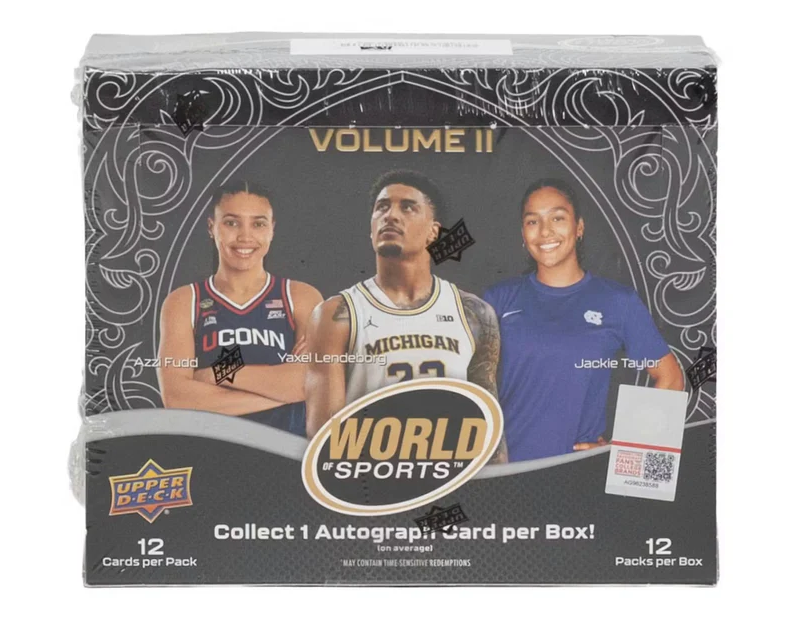 2025 Upper Deck World of Sports Volume 2 Multisport Hobby Box