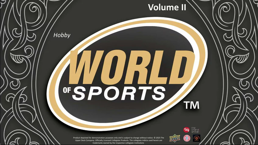 2025 Upper Deck World of Sports Volume 2 Multisport Hobby Box