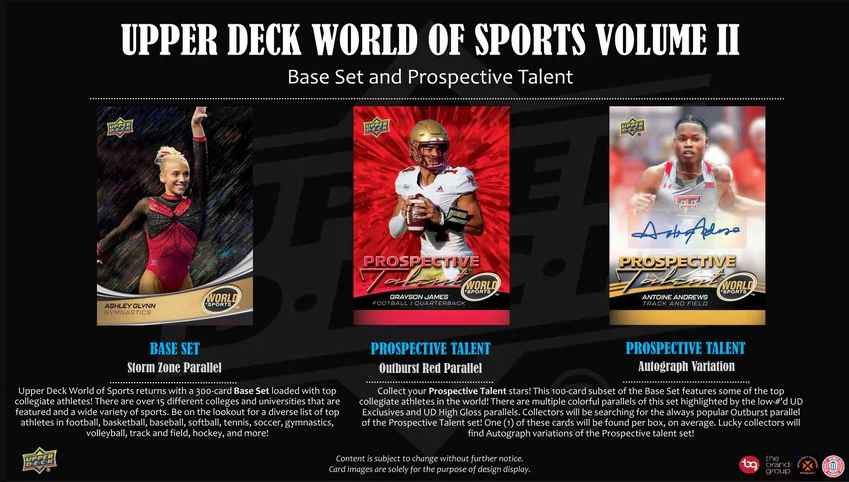 2025 Upper Deck World of Sports Volume 2 Multisport Hobby Box