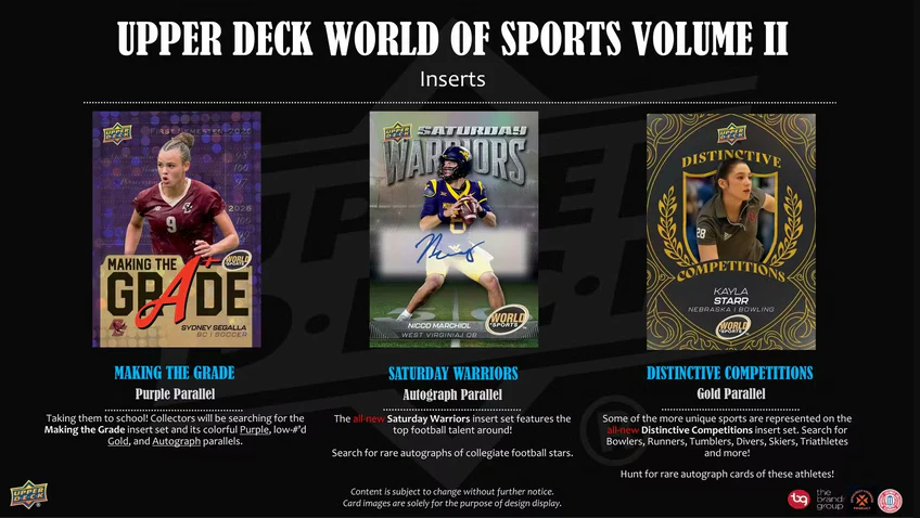 2025 Upper Deck World of Sports Volume 2 Multisport Hobby Box