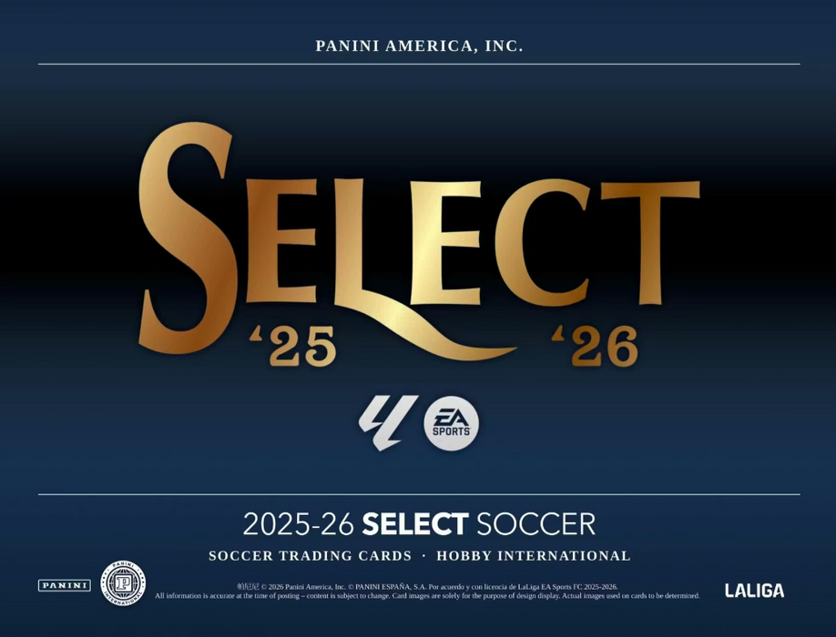 2025-26 Panini Select La Liga Soccer Hobby International Box