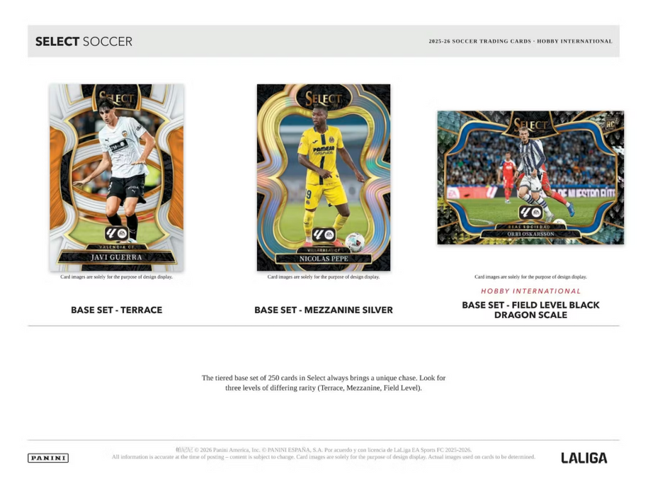 2025-26 Panini Select La Liga Soccer Hobby International Box