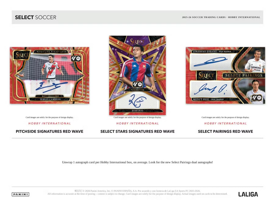 2025-26 Panini Select La Liga Soccer Hobby International Box