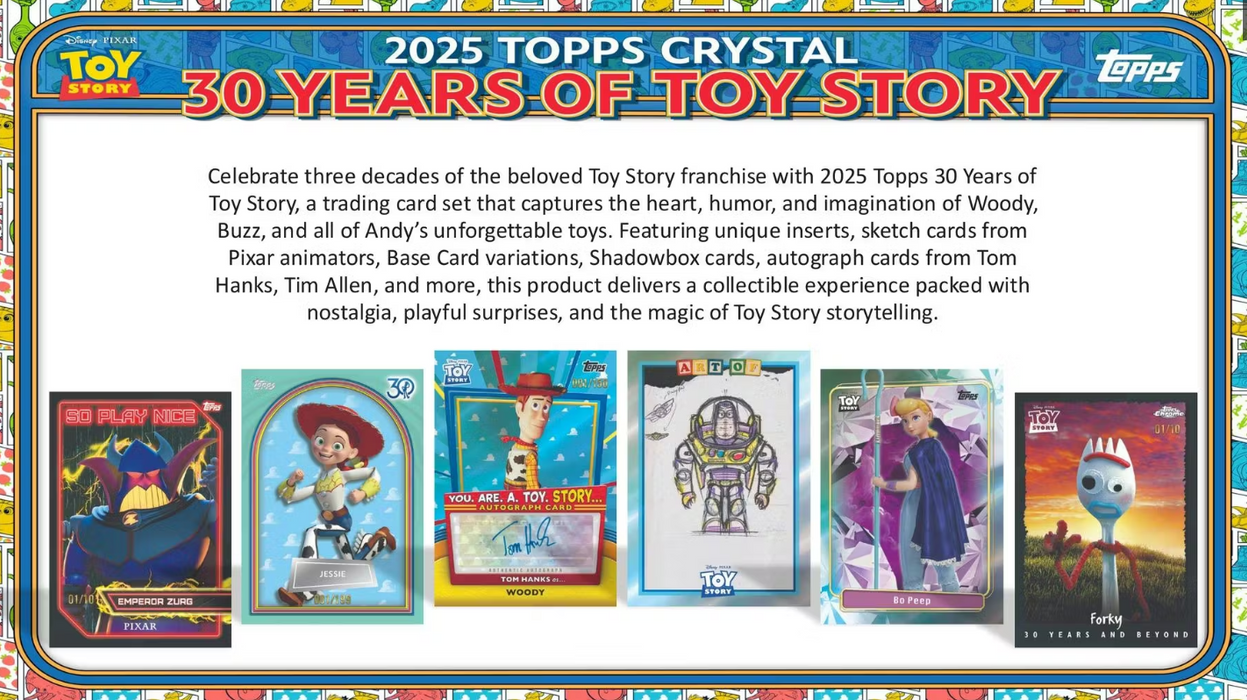 2025 Topps 30 Years of Toy Story Hobby Box