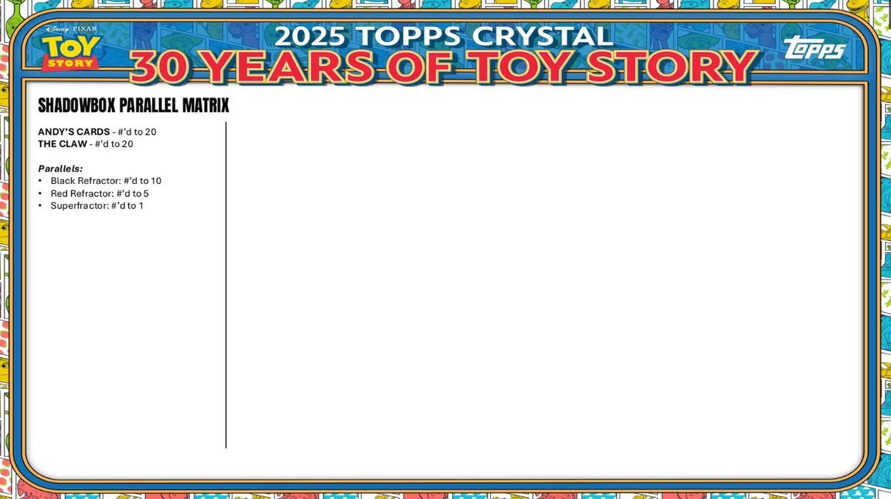 2025 Topps 30 Years of Toy Story Hobby Box