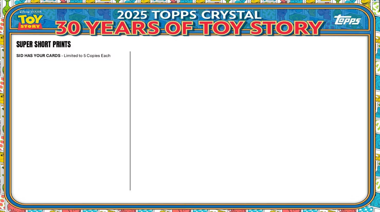 2025 Topps 30 Years of Toy Story Hobby Box