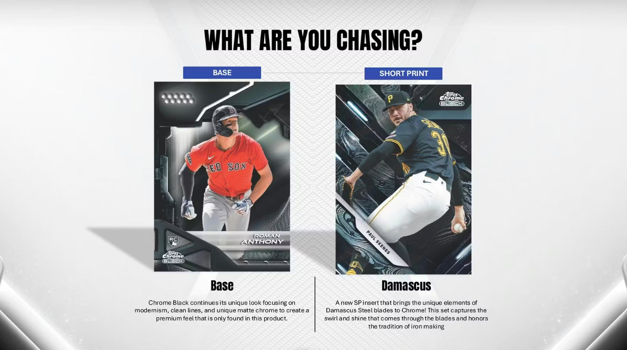 2026 Topps Chrome Black Baseball Hobby Box