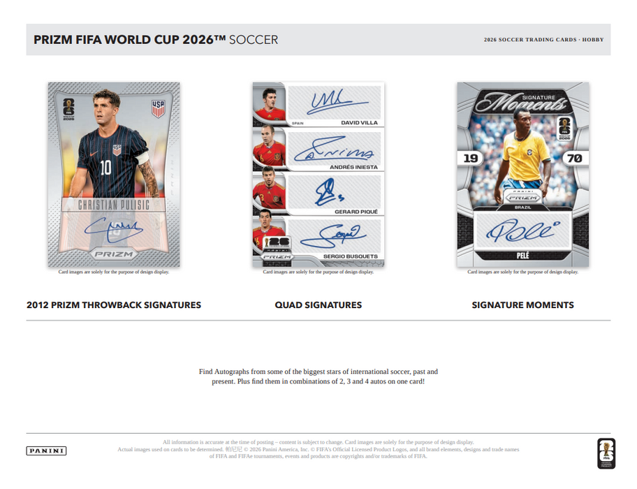 2026 Panini Prizm World Cup Soccer Hobby Box (Pre-Order: June 18)