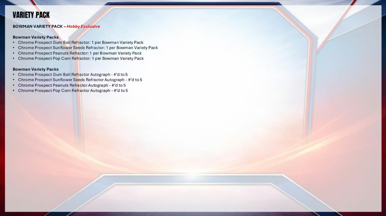 2026 Bowman Baseball Hobby Box