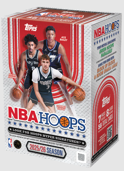 2025-26 Topps NBA Hoops Basketball Value Blaster Box (In Stock)