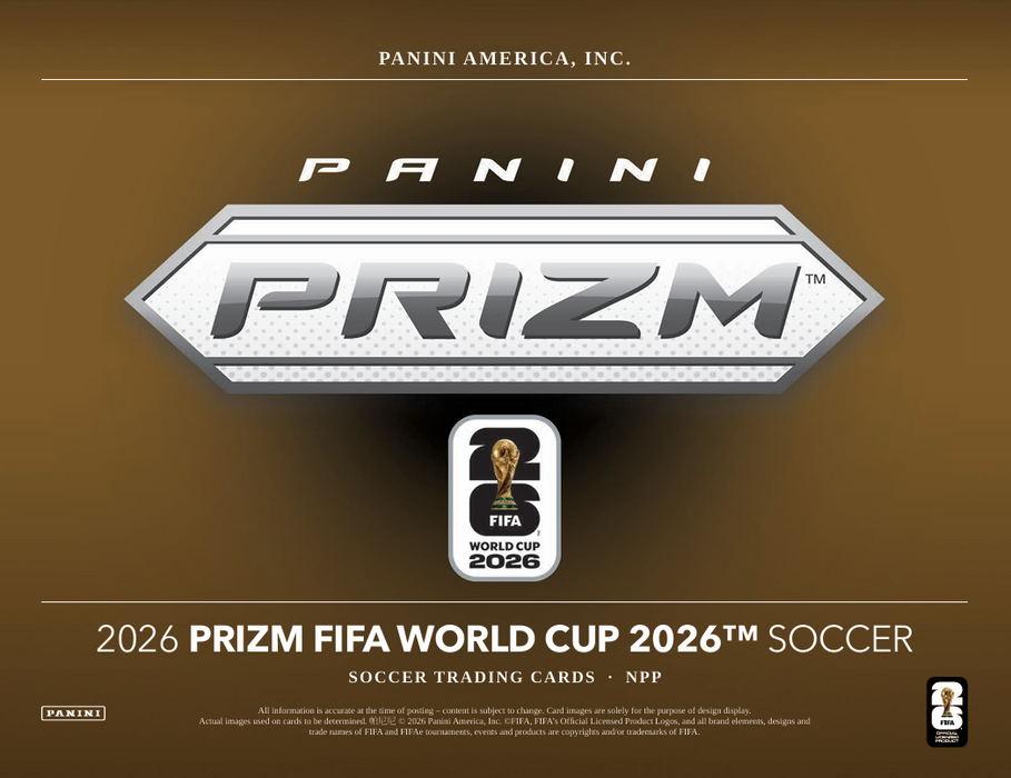 2026 Panini Prizm World Cup Soccer Mega Box (Pre-Order: June 18)