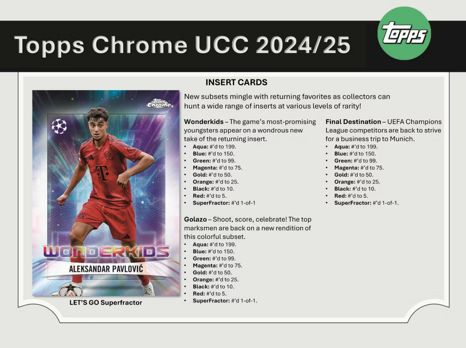 2025-26 Topps Chrome UEFA Club Competitions Breaker's Delight Box