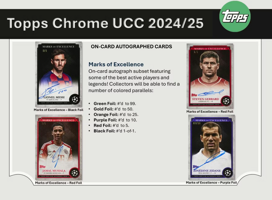2025-26 Topps Chrome UEFA Club Competitions Breaker's Delight Box