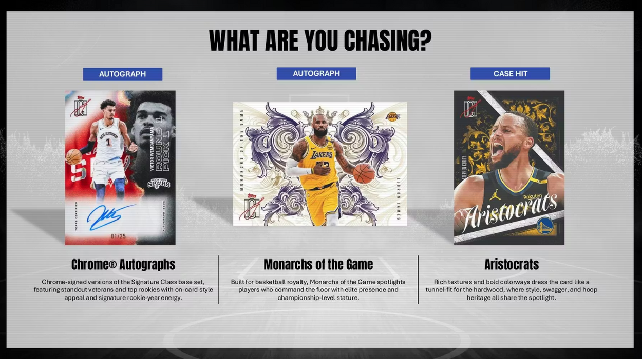 2025-26 Topps Signature Class Basketball Blaster Box (Pre-Order: May 28)
