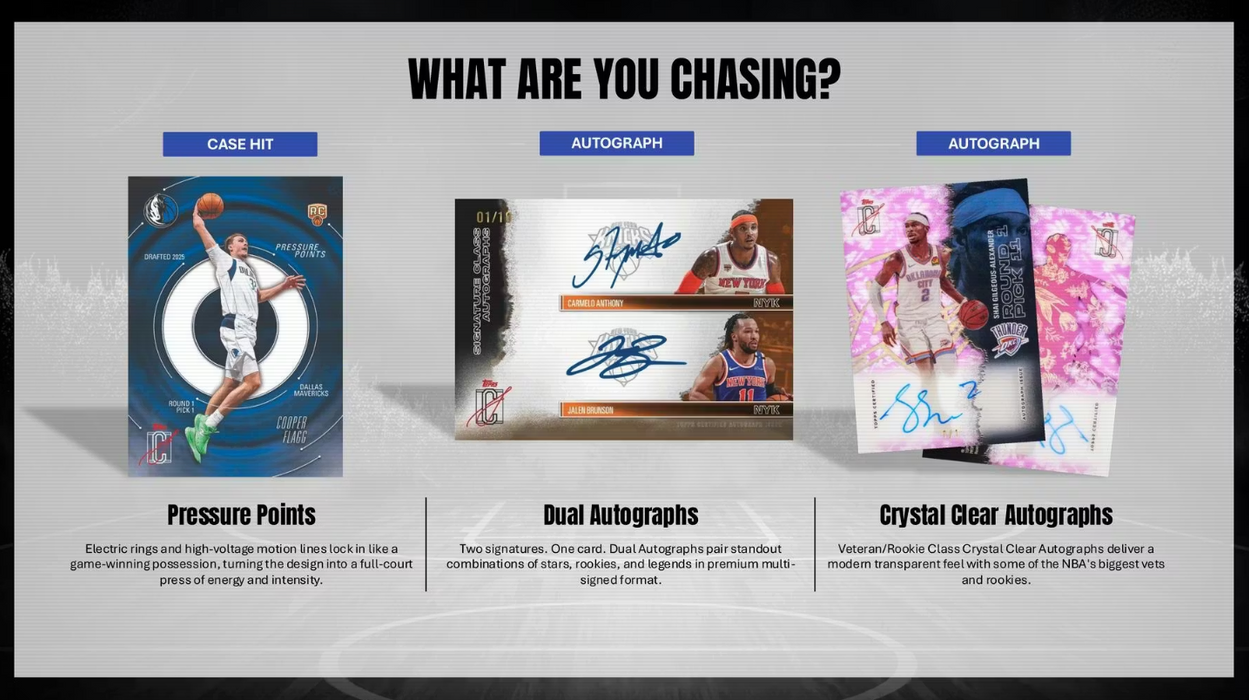 2025-26 Topps Signature Class Basketball Blaster Box (Pre-Order: May 28)