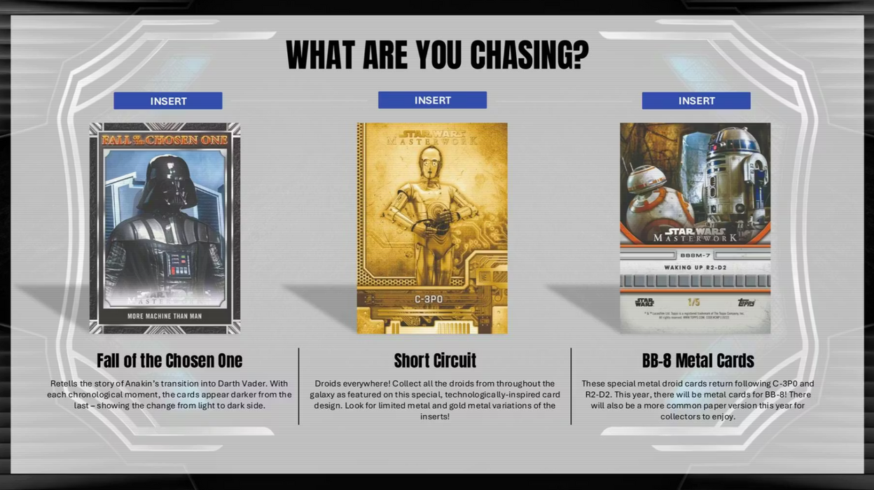 2025 Topps Star Wars Masterwork Hobby Box (Pre-Order: June 3)