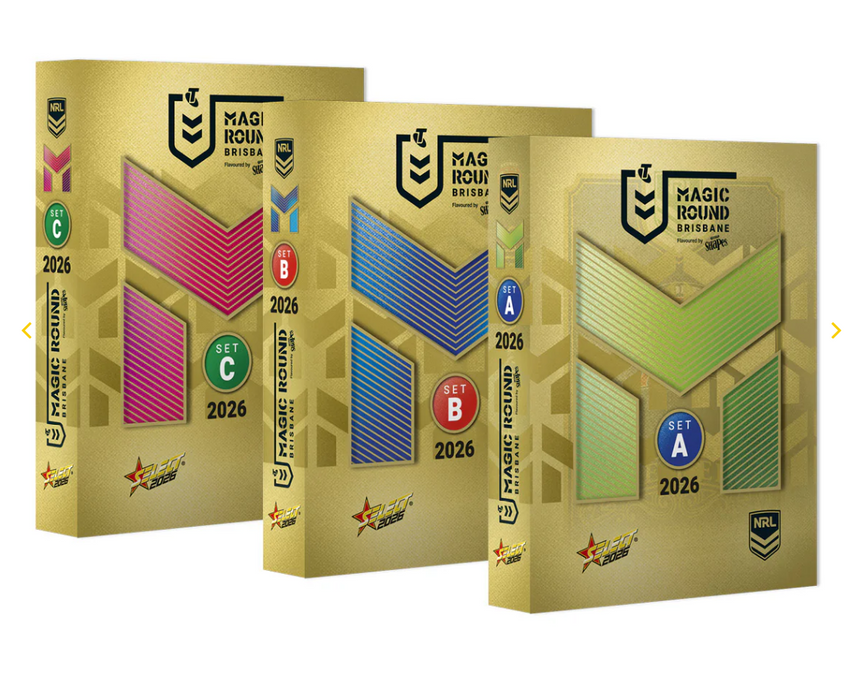 2026 Select NRL Magic Round Series Full Set + Sticker Box Bundle