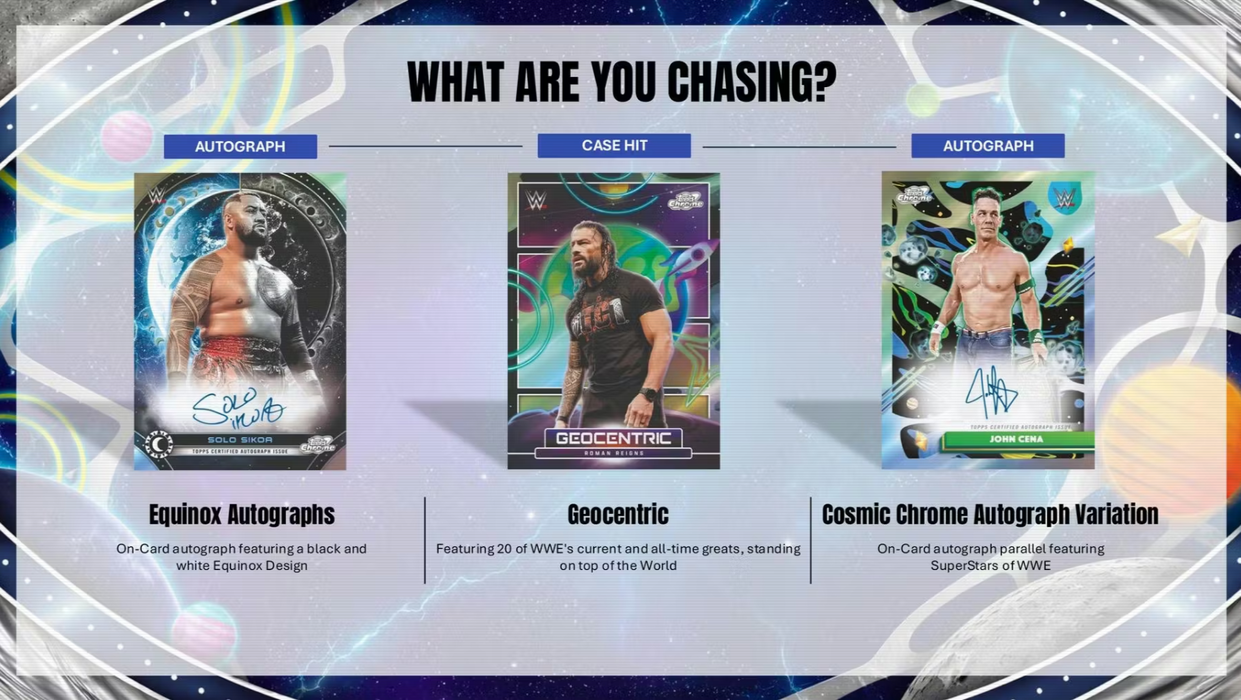 2026 Topps Cosmic Chrome WWE Wrestling Hobby Box