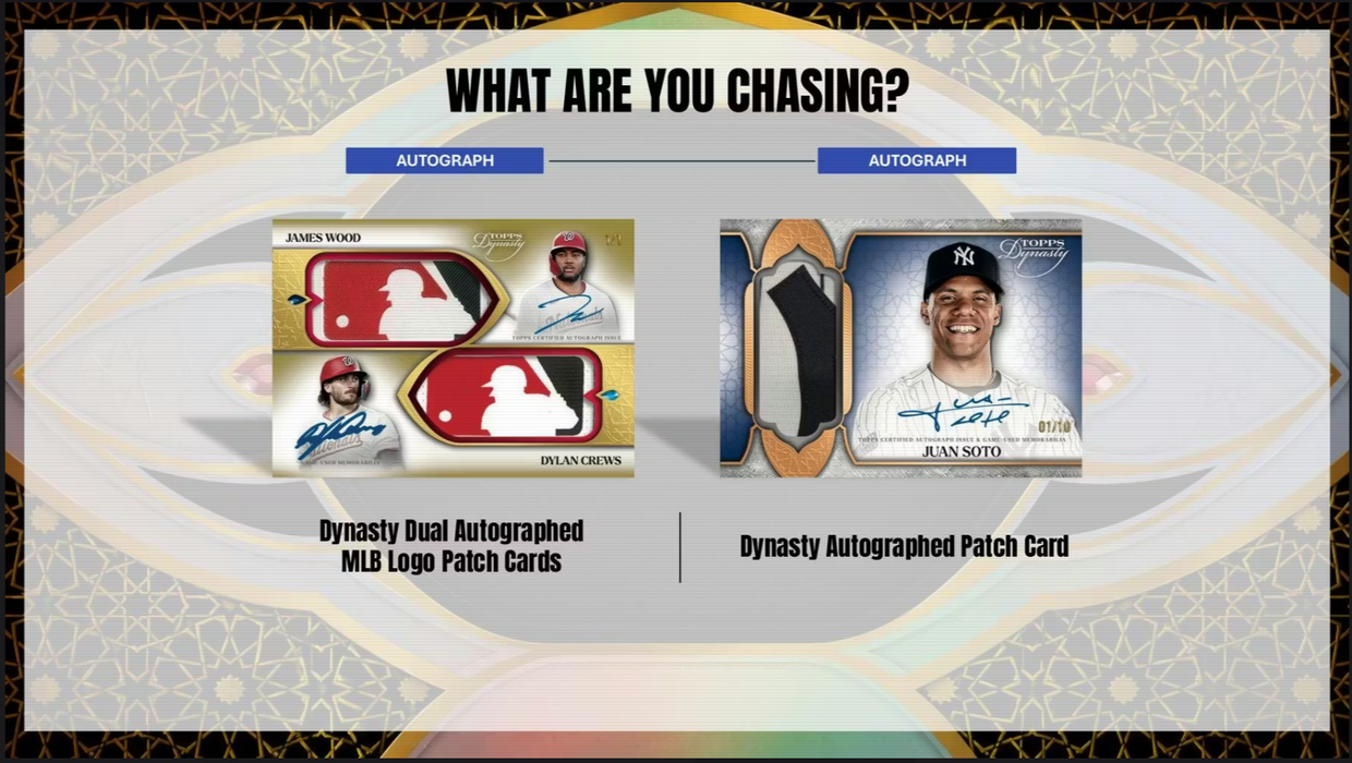 2025 Topps Dynasty Baseball Hobby Box (Pre-Order: June 17)