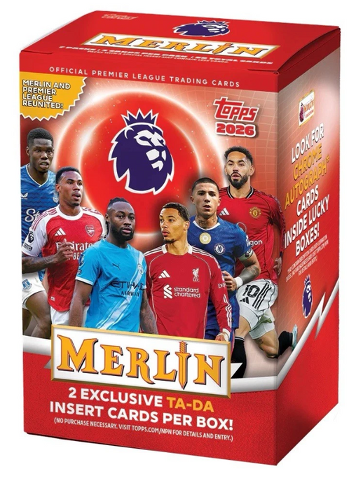 2026 Topps Merlin Premier League EPL Soccer Value Blaster Box (Pre-Order: June 11)