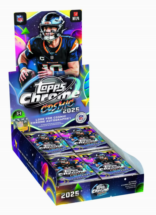 2025 Topps Cosmic Chrome Football NFL Hobby Box (Pre-Order: June 19)