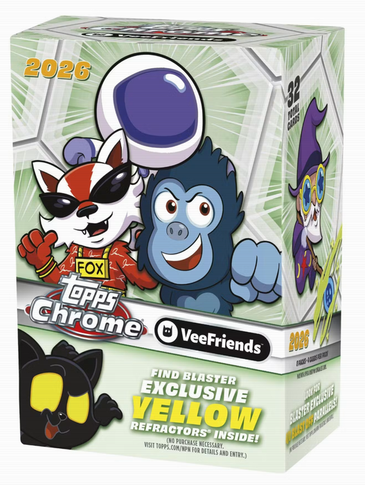 2026 Topps Chrome VeeFriends Value Blaster Box (Pre-Order: June 10)