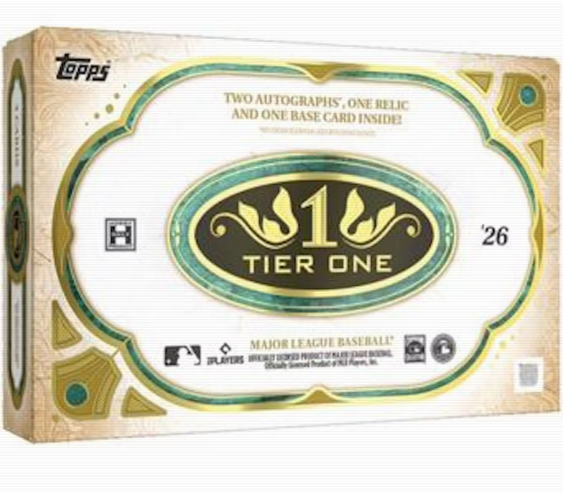 2026 Topps Tier One Baseball Hobby Box (Pre-Order: June 24)