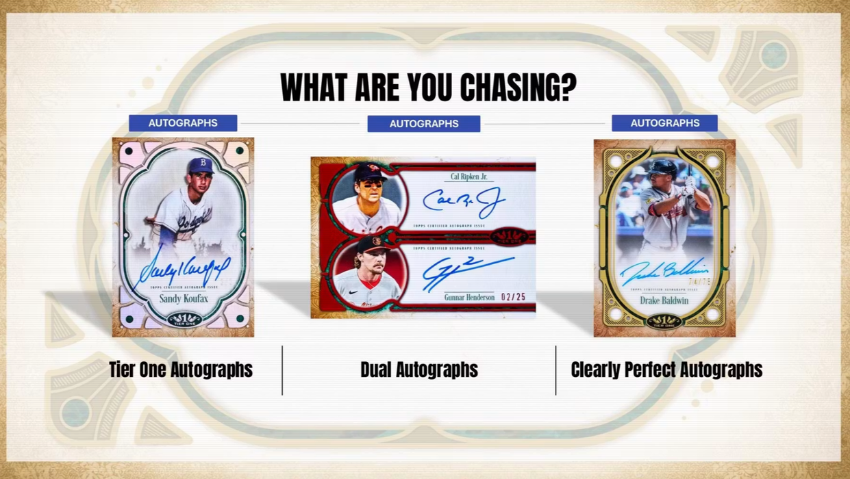 2026 Topps Tier One Baseball Hobby Box (Pre-Order: June 24)