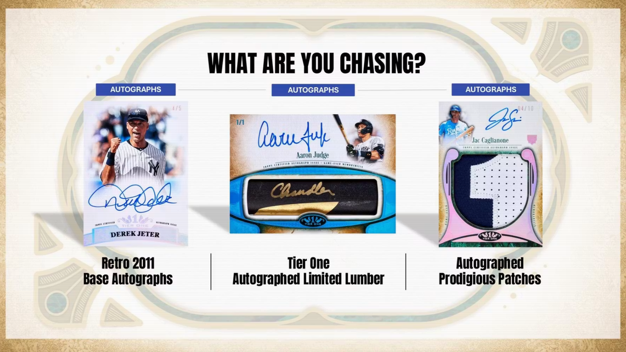 2026 Topps Tier One Baseball Hobby Box (Pre-Order: June 24)