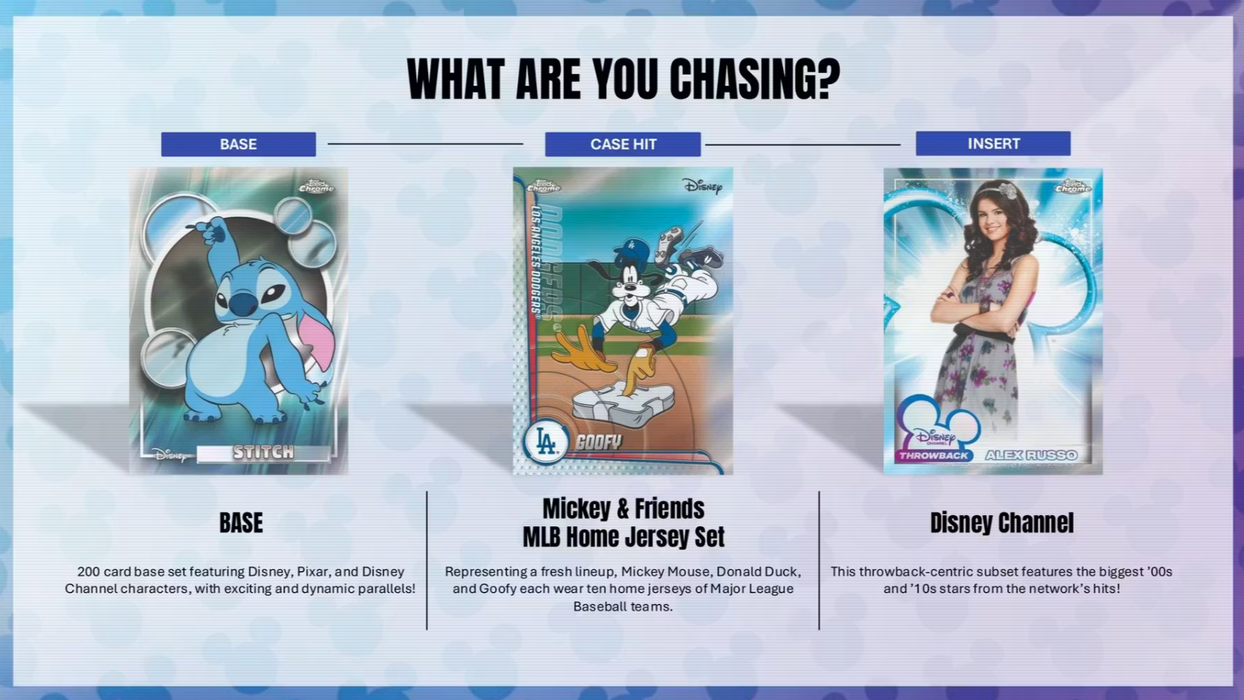 2026 Topps Chrome Disney Mega Box (Pre-Order: June 17)
