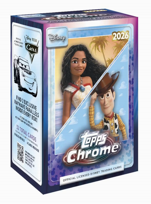 2026 Topps Chrome Disney Value Blaster Box (Pre-Order: June 17)