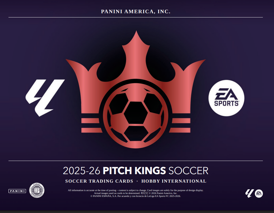 2025/26 Panini Pitch Kings Soccer Hobby International Box (Pre-Order: June 26)