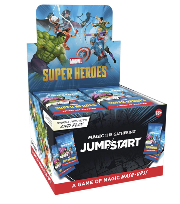 Magic The Gathering: Marvel Super Heroes - Jumpstart Booster Box (Pre-Order: June 26)