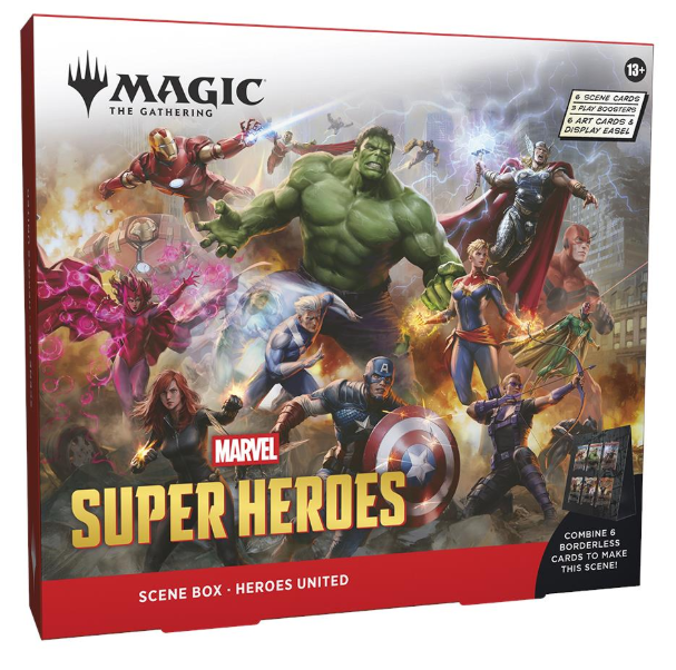 Magic The Gathering: Marvel Super Heroes - Scene Box (Pre-Order: June 26)