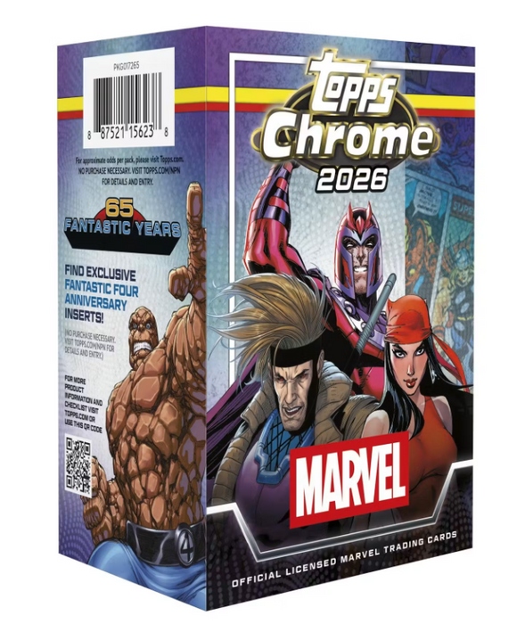 2026 Topps Chrome Marvel Comics Value Blaster Box (Pre-Order: July 1)