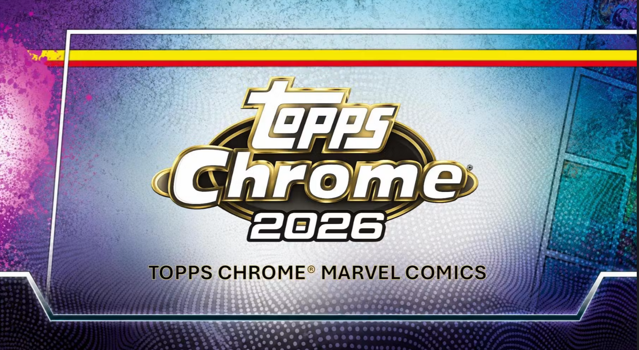 2026 Topps Chrome Marvel Comics Mega Box (Pre-Order: July 8)