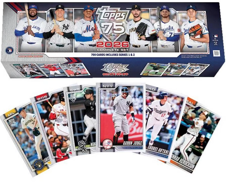 2026 Topps Factory Set Baseball Box (Pre-Order: July 1)