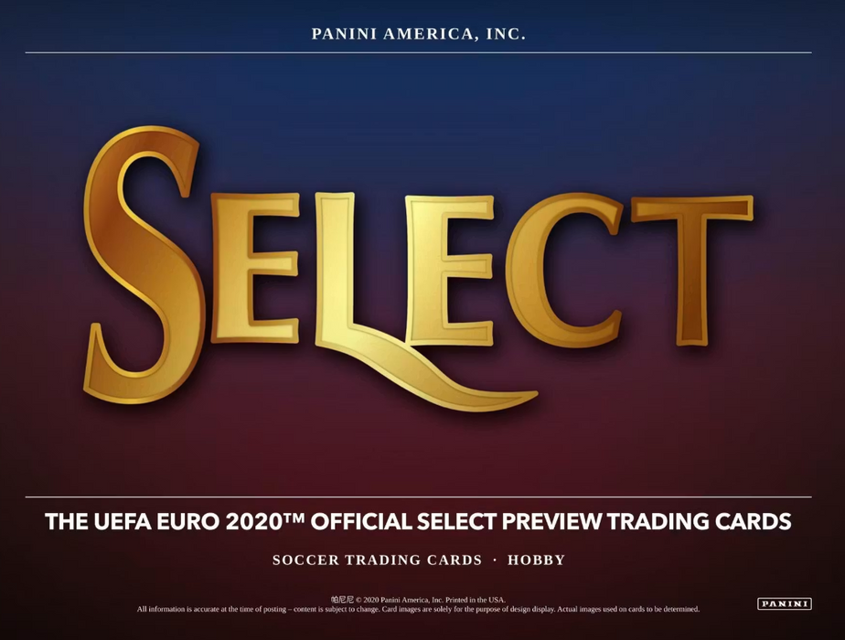 2019-20 Panini Select UEFA Euro Soccer Hobby Box