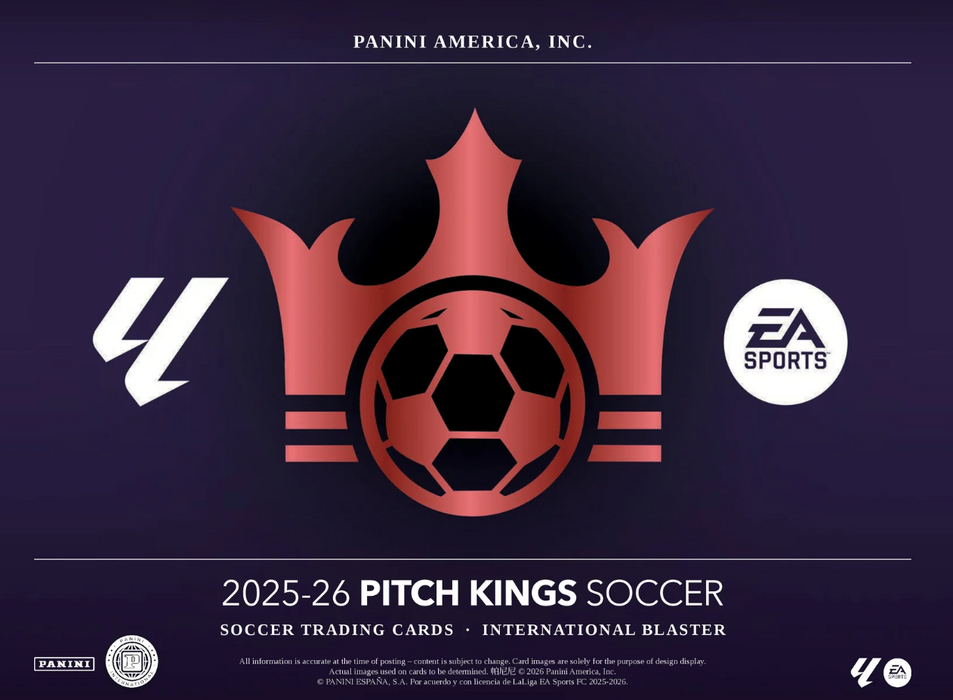 2025-26 Panini Pitch Kings Soccer International Blaster Box (Pre-Order: July 9)
