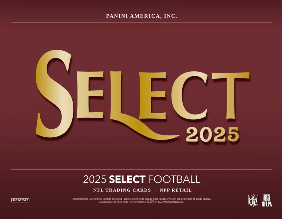 2025 Panini Select NFL Football Blaster Box (Red & Blue Prizms!)