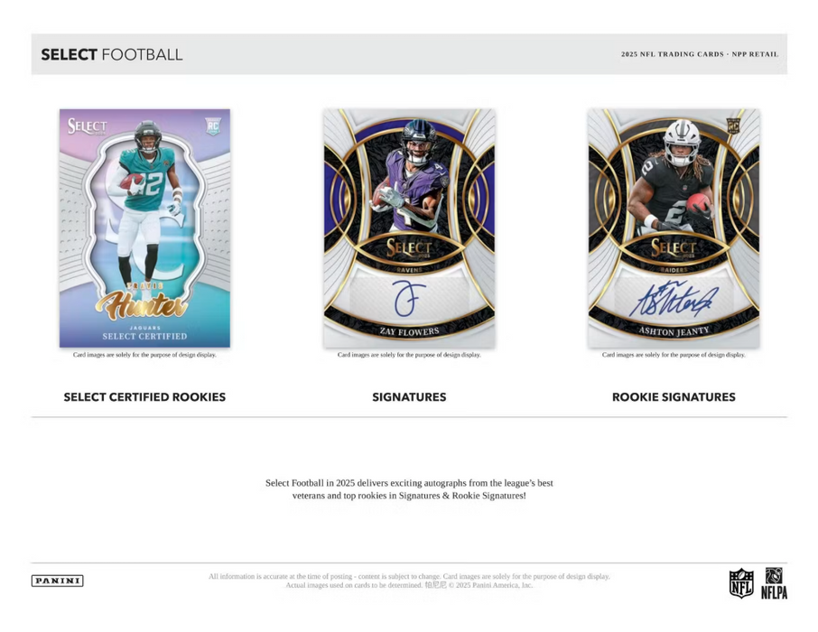 2025 Panini Select NFL Football Blaster Box (Red & Blue Prizms!)