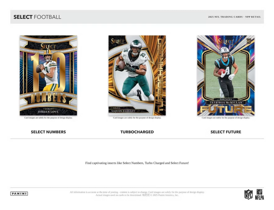 2025 Panini Select NFL Football Blaster Box (Red & Blue Prizms!)