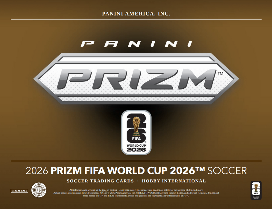 2026 Panini Prizm World Cup Soccer Hobby International Box (Pre-Order: July 25)