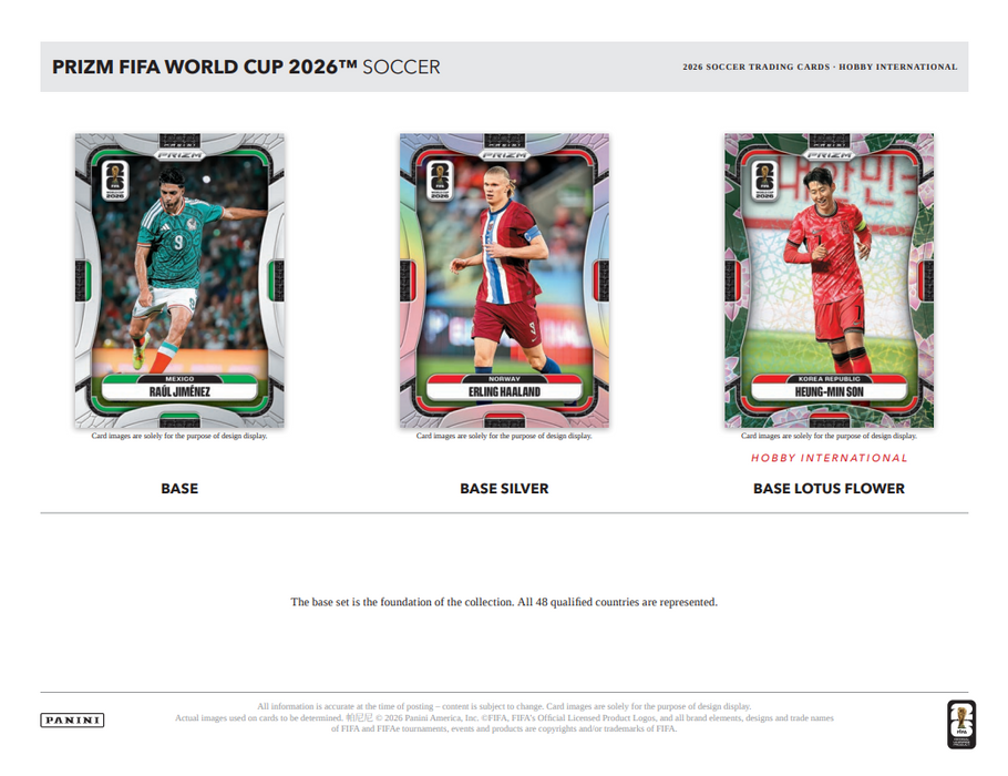 2026 Panini Prizm World Cup Soccer Hobby International Box (Pre-Order: July 25)