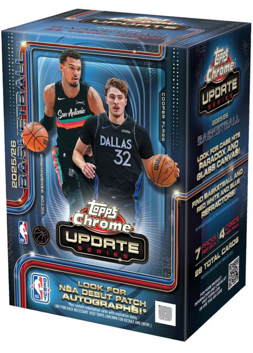 2025-26 Topps Chrome Update Basketball Value Blaster Box (Pre-Order: August 6)