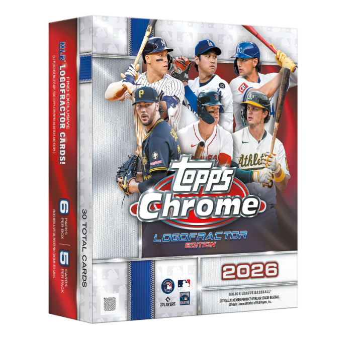 2026 Topps Chrome Baseball Logofractor Box (Pre-Order: August 19)
