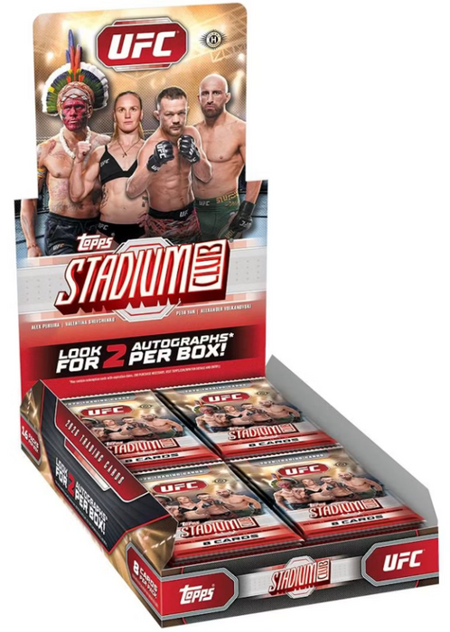 2026 Topps Stadium Club UFC Hobby Box (Pre-Order: August 14)