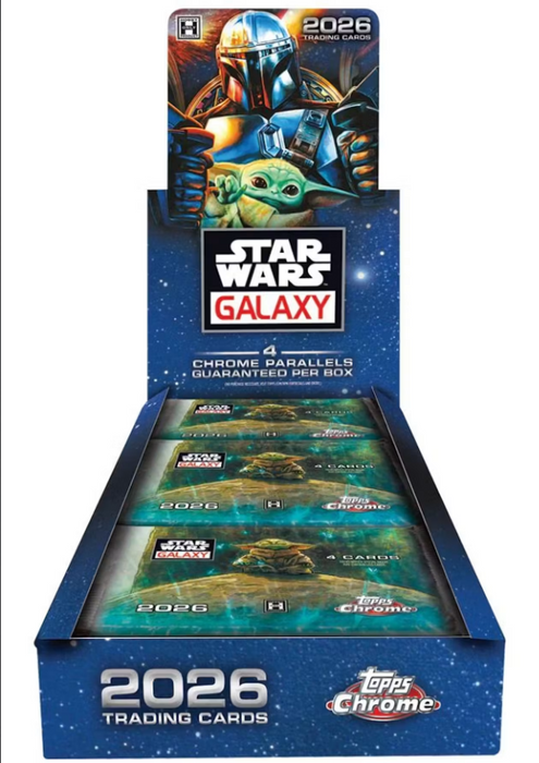 2026 Topps Chrome Star Wars Galaxy Hobby Box (Pre-Order: August 12)